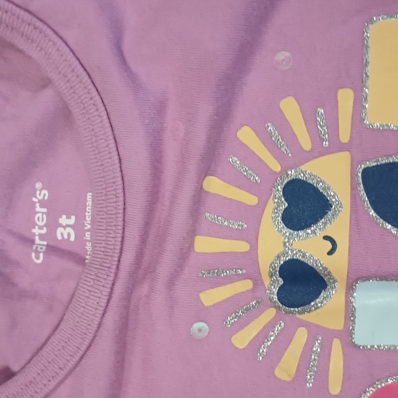 5/$20  3t zip up sweater with hood, short sleeve and a long sleeve shirt - Picture 7 of 7